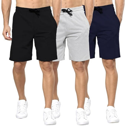 Men's Cotton Blend Everyday Shorts Pack of 3