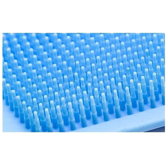 Silicone Body Back Scrubber, Double Side Bathing Brush for Skin Deep Cleaning