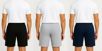 Men's Cotton Blend Everyday Shorts Pack of 3