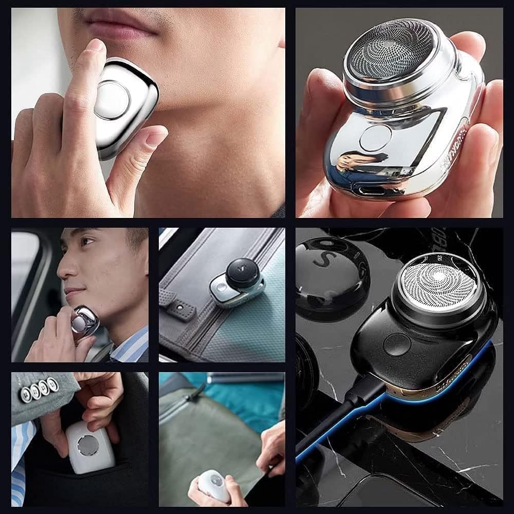 Mini Electric Foil Shaver – Portable USB Hair Trimmer