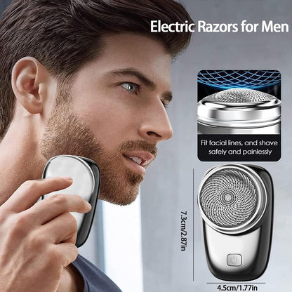 Mini Electric Foil Shaver – Portable USB Hair Trimmer