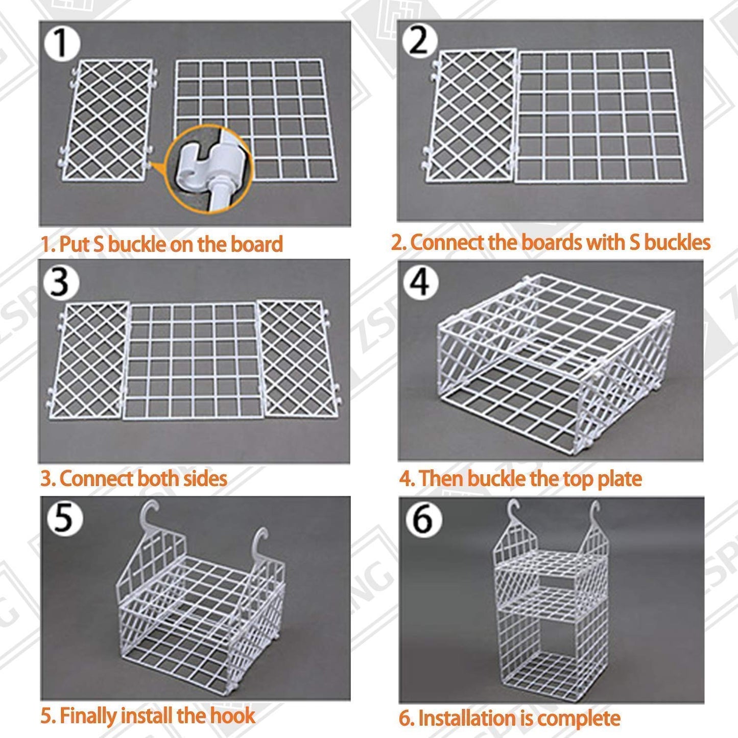 5 Layer Hanging Folding Cloth Rack - Dormitory Closet Storage Organizer ( 1 Pcs)