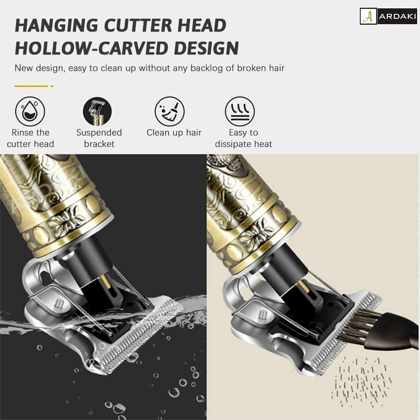 Hair Trimmer for Men – Professional Clipper with Adjustable Blade