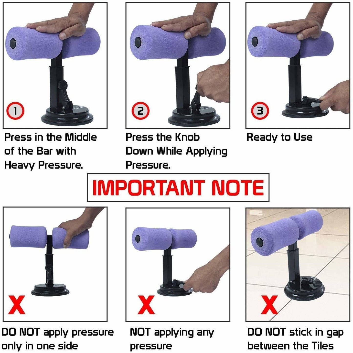 Sit-ups and Push-ups assistant (Multicolor)