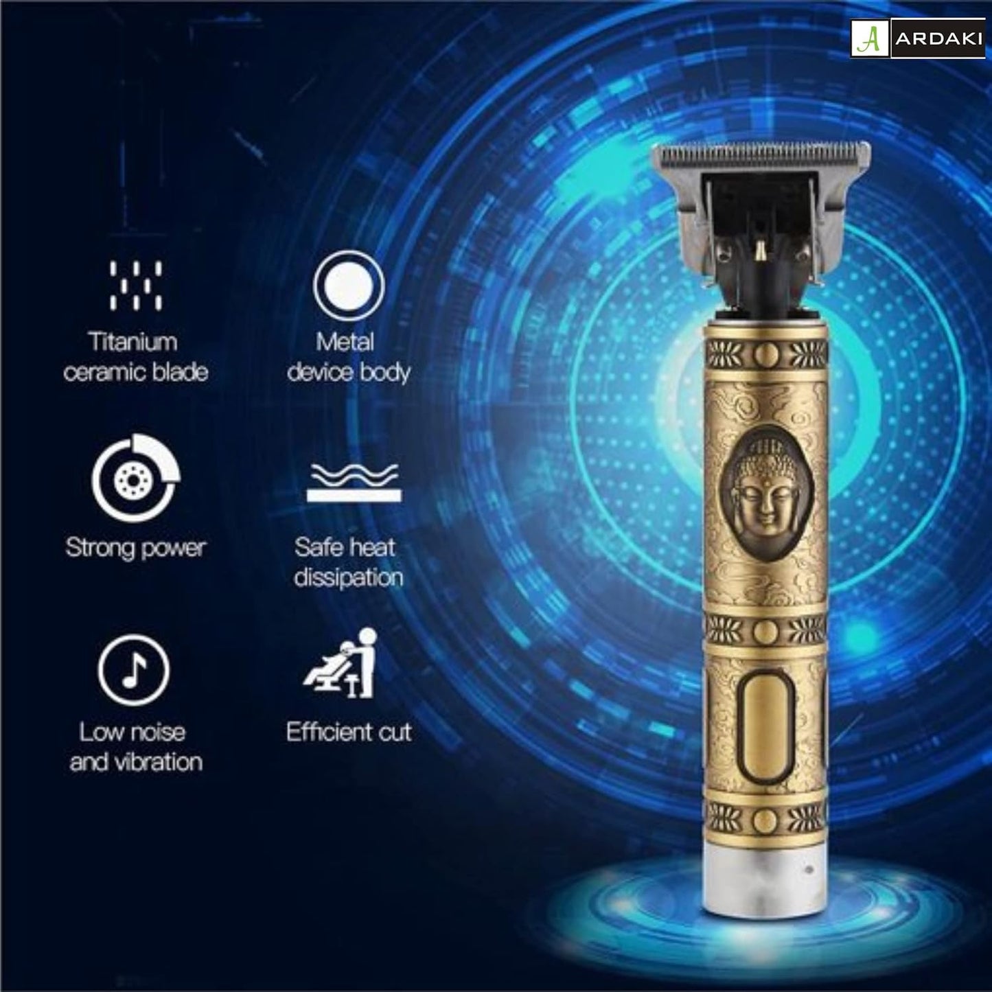 Hair Trimmer for Men – Professional Clipper with Adjustable Blade