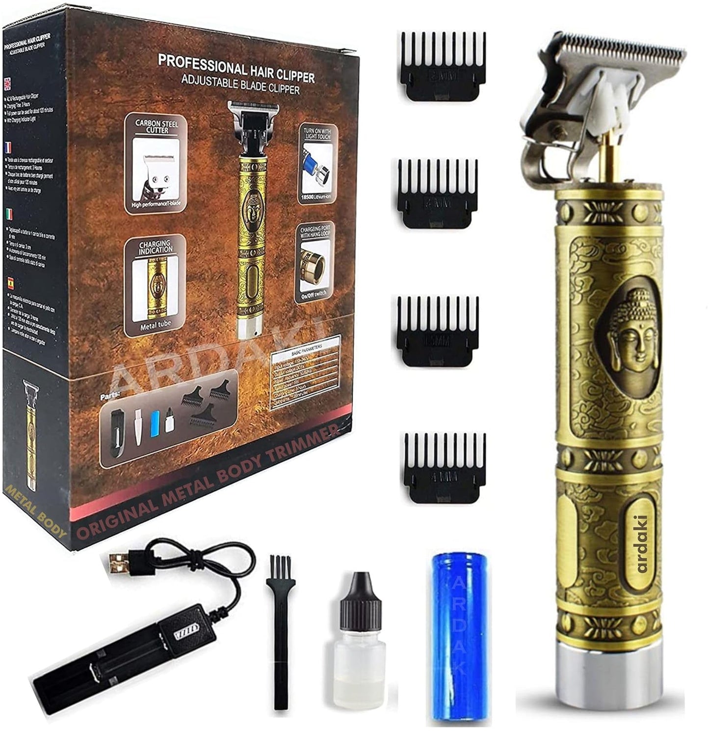 Hair Trimmer for Men – Professional Clipper with Adjustable Blade