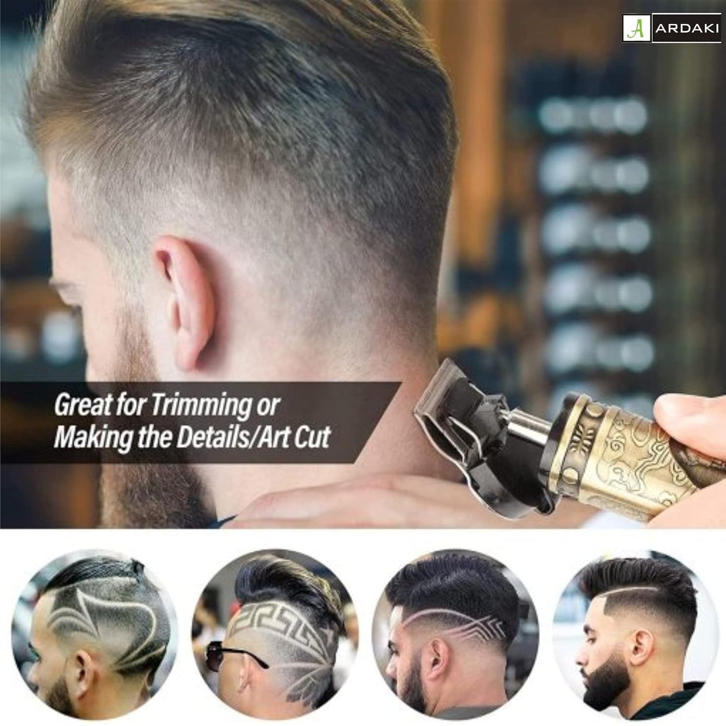 Hair Trimmer for Men – Professional Clipper with Adjustable Blade